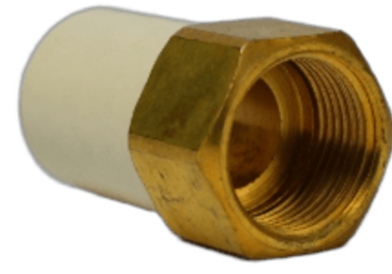 CPVC Fittingts FEMALE COUPLING BRASS G18