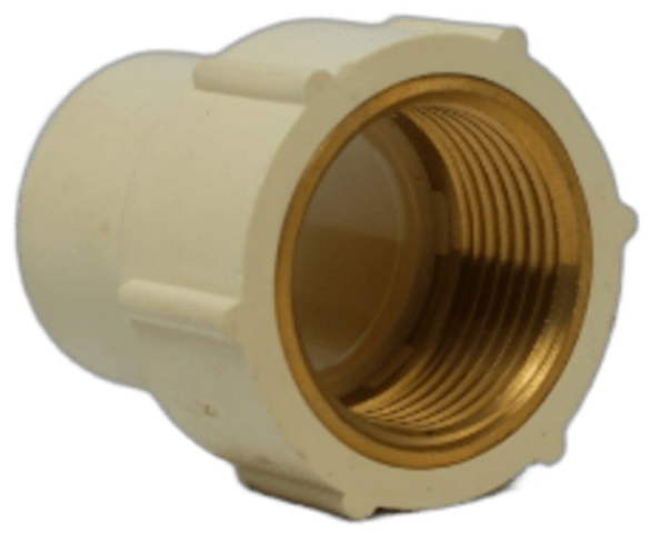 CPVC Fittingts FEMALE COUPLING COPPER THREAD