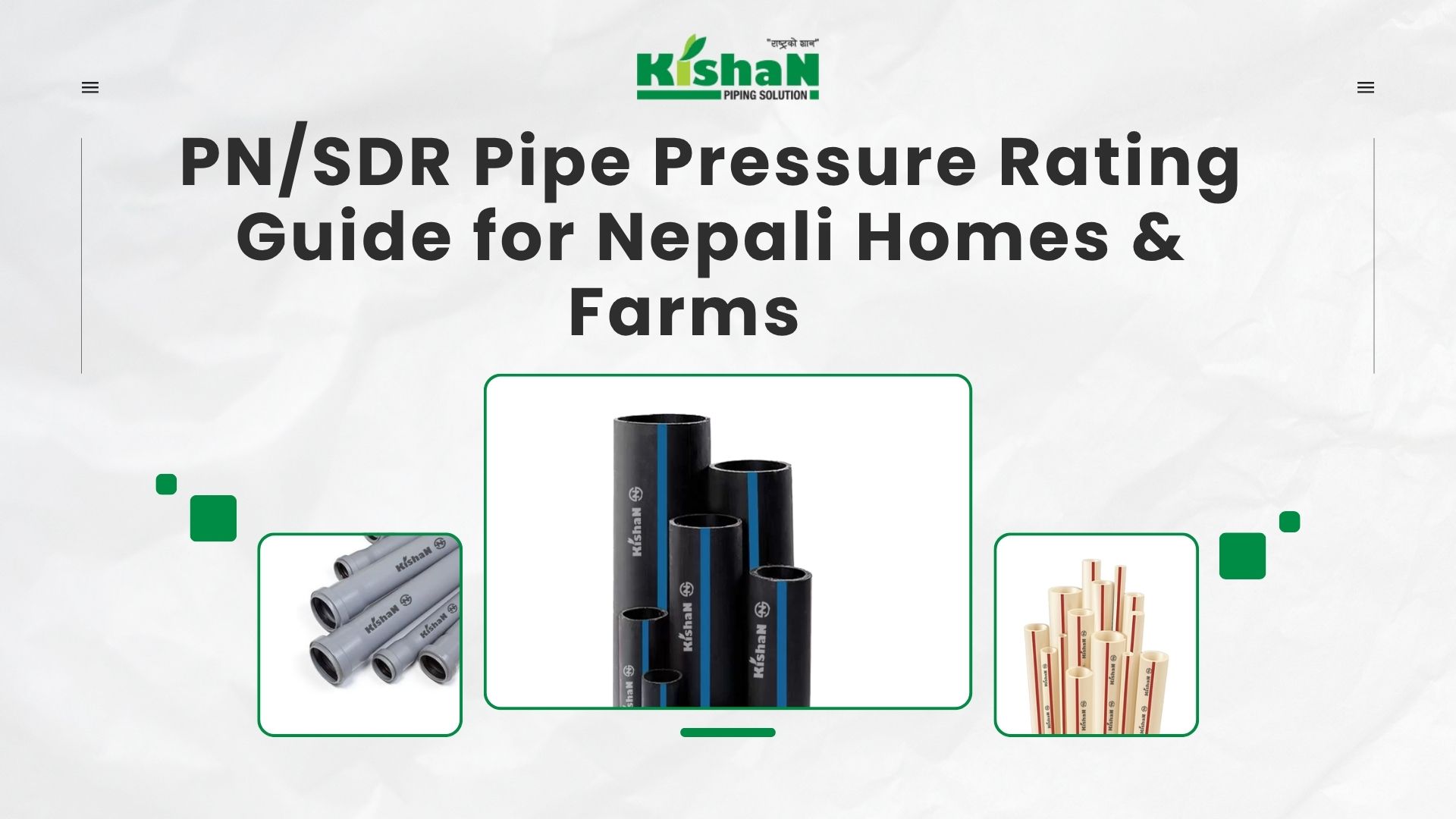 pipe pressure rating
